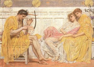 A Musician — Albert Joseph Moore, Academicism