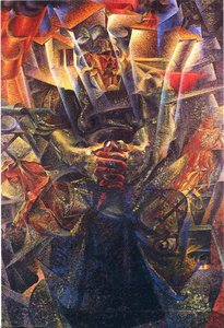 Materia — Umberto Boccioni, Cubist Futurism