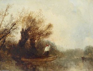 A Punt On The River — Edmund Bristow