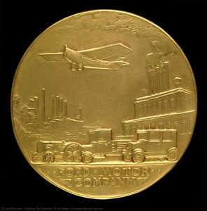 Ford Motor Company Medal (reverse) — Anthony De Francisci, Classical