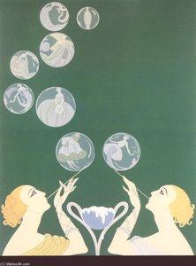 The Bubbles — Erté