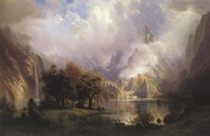 Rocky Mountain Landscape — Albert Bierstadt