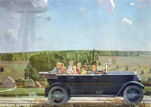 Lenin On A Walk With Kids — Aleksandr Deyneka