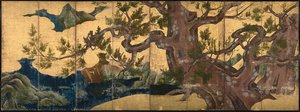 Cypress Trees — Kanō Eitoku