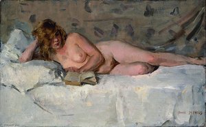 Liggend Naakt — Isaac Lazarus Israels