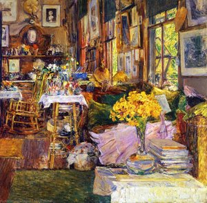 Das Zimmer Der Blumen — Frederick Childe Hassam