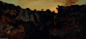 A Gypsy Encampment — Adolphe Joseph Thomas Monticelli