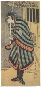 Ichikawa Komazō Iii As The Monk Saihō No Mida Jirō, Actually Sagami Jirō Tokiyuki — Toshusai Sharaku