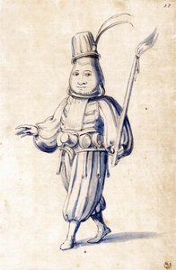 Costume Drawing Of A Cook — Giuseppe Arcimboldo