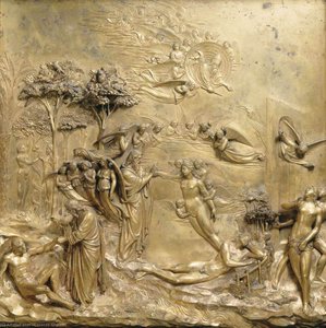 Creation Of Adam And Eve — Lorenzo Ghiberti, Renaissance Sculpture