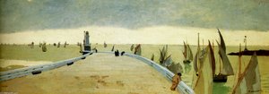 The Pier Of Honfleur — Félix Vallotton
