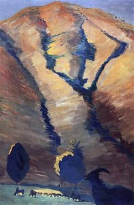 Landscape With Capra — Martiros Sarian