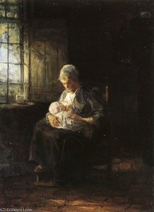 Motherhood — Jozef Israëls