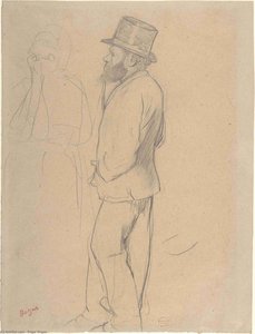 Edouard Manet At The Races — Edgar Degas, Impressionism