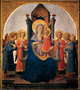 Madonna And Child With Angels — Zanobi Strozzi, Early Renaissance