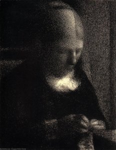 The Artist's Mother — Georges Seurat
