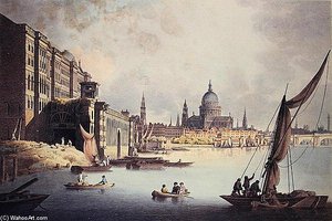 View Of Somerset House And The Thames