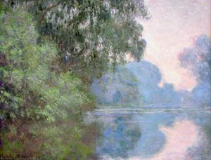 Mañana En La Sena Cerca De Giverny — Claude Monet, Impressionism