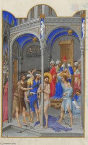 The Flagellation — Limbourg Brothers