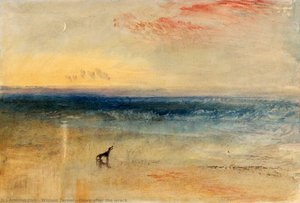 Dämmerung Nach Dem Wrack — Joseph Mallord William Turner, Romantik