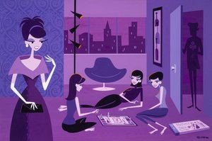 The Mysterious Caller — Josh Agle (shag)