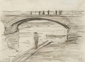 Seine Bridges In Paris — Paula Modersohn-becker, German Expressionism