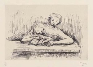 Reading Lesson — Henry Moore