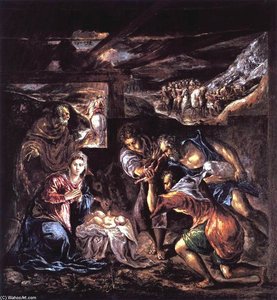 The Adoration Of The Shepherds — El Greco, Spanish Mannerism
