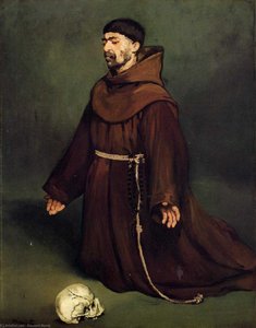 El Monje Rezando — Édouard Manet