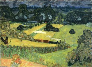 Landscape With Freight Train — Pierre Bonnard