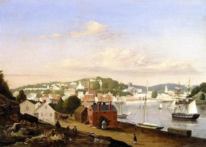 View Of Norwich, Connecticut — Fitz Henry Lane