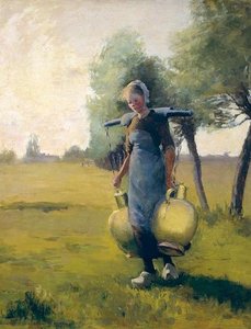 The Milkmaid, (painting) — Anna Huntington Stanley