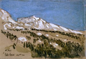 Mt. Hood (oregon) — Frederick Childe Hassam, Impressionism
