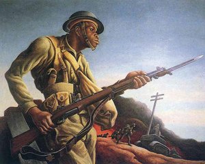 Negro Soldier — Thomas Hart Benton