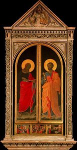 El Evangelista San Marcos Y El Apóstol San Pedro — Fra Angelico, Early Renaissance