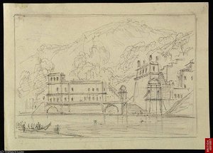 The Main Ghat Down To The River, Hardwar — Thomas And William Daniell
