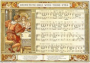Drink To Me Only With Thine Eyes — Walter Crane