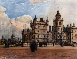 North Front Of George Heriot's Hospital — John Fulleylove