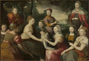 Finding Of Moses – Allegorical Family Portrait — Bernaert De Ryckere