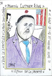 Celebrities (series Of 51 Drawings) — Frédéric Bruly Bouabré