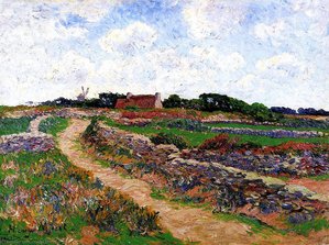 A Path In Clohars, Finistere — Henri Moret