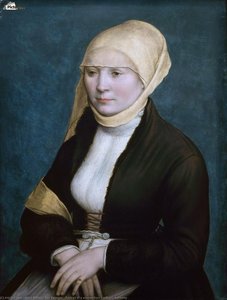 Portrait Of A Woman From Southern Germany . — Hans Holbein The Younger, Northern Renaissance