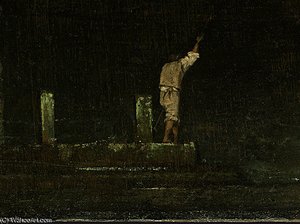 La Grotte De La Loue, Detalj 3, Ng Washington — Gustave Courbet