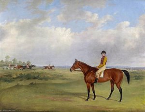 Portrait A Bay Racing Pony — George Henry Laporte