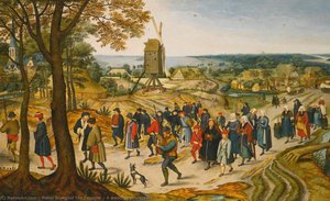 A Wedding Procession — Pieter Brueghel The Younger