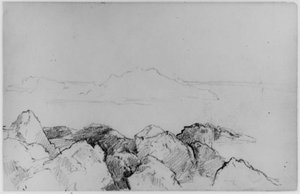 Study Of Bay And Shore — Daniel Huntington