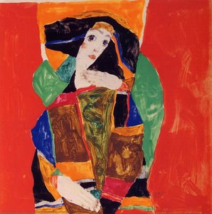 Retrato De Una Mujer — Egon Schiele