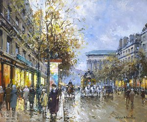 Boulevard De La Madeleine — Antoine Blanchard (marcel Masson), Impressionism