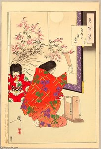 Cloth Beating — Tsukioka Yoshitoshi