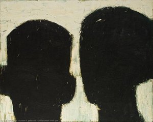 Self Portrait With Joe — Lester F. Johnson
